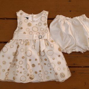 Love - Cream & Gold Tulle Dress